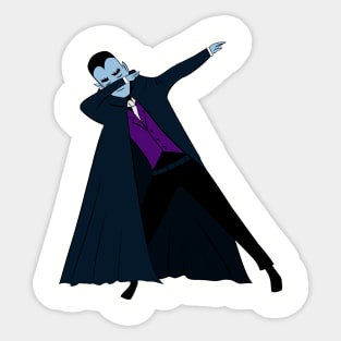 Dabbing dracula Sticker